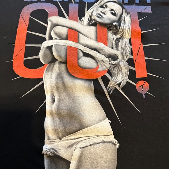 Two in the Shirt T.I.T.S. "Bring ‘Em Out" Nikki Benz shirt XL Black - Picture 2 of 7